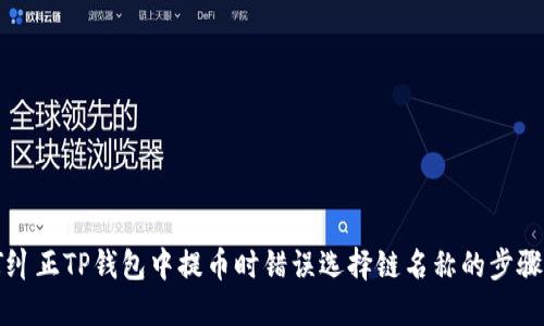 如何纠正TP钱包中提币时错误选择链名称的步骤指南